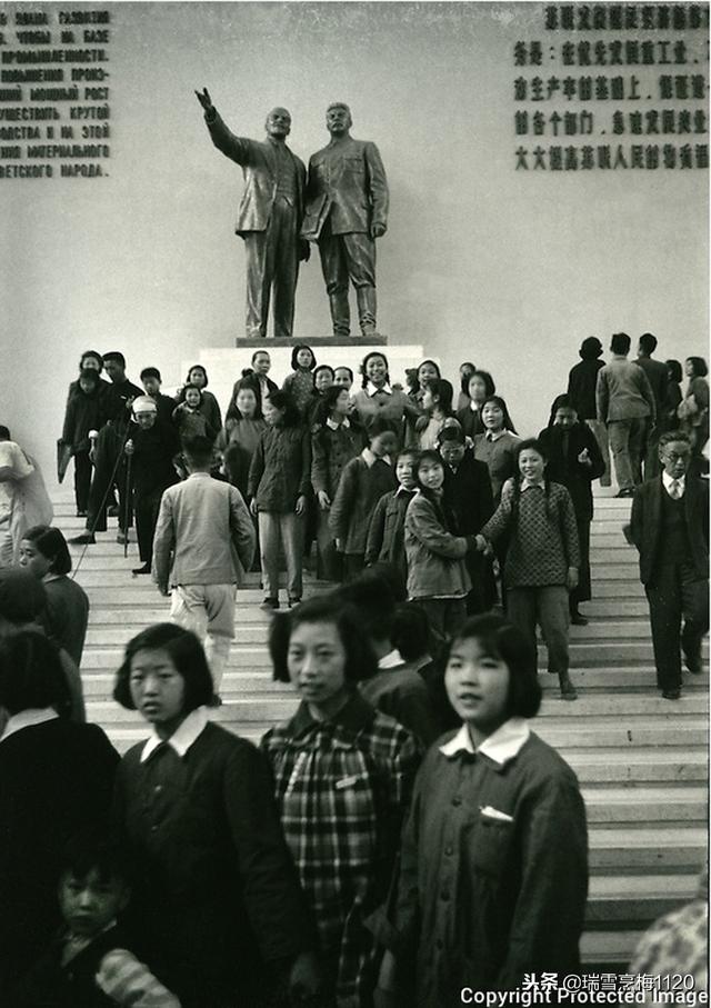 「武汉老照片」1956年长江大桥中苏友好宫